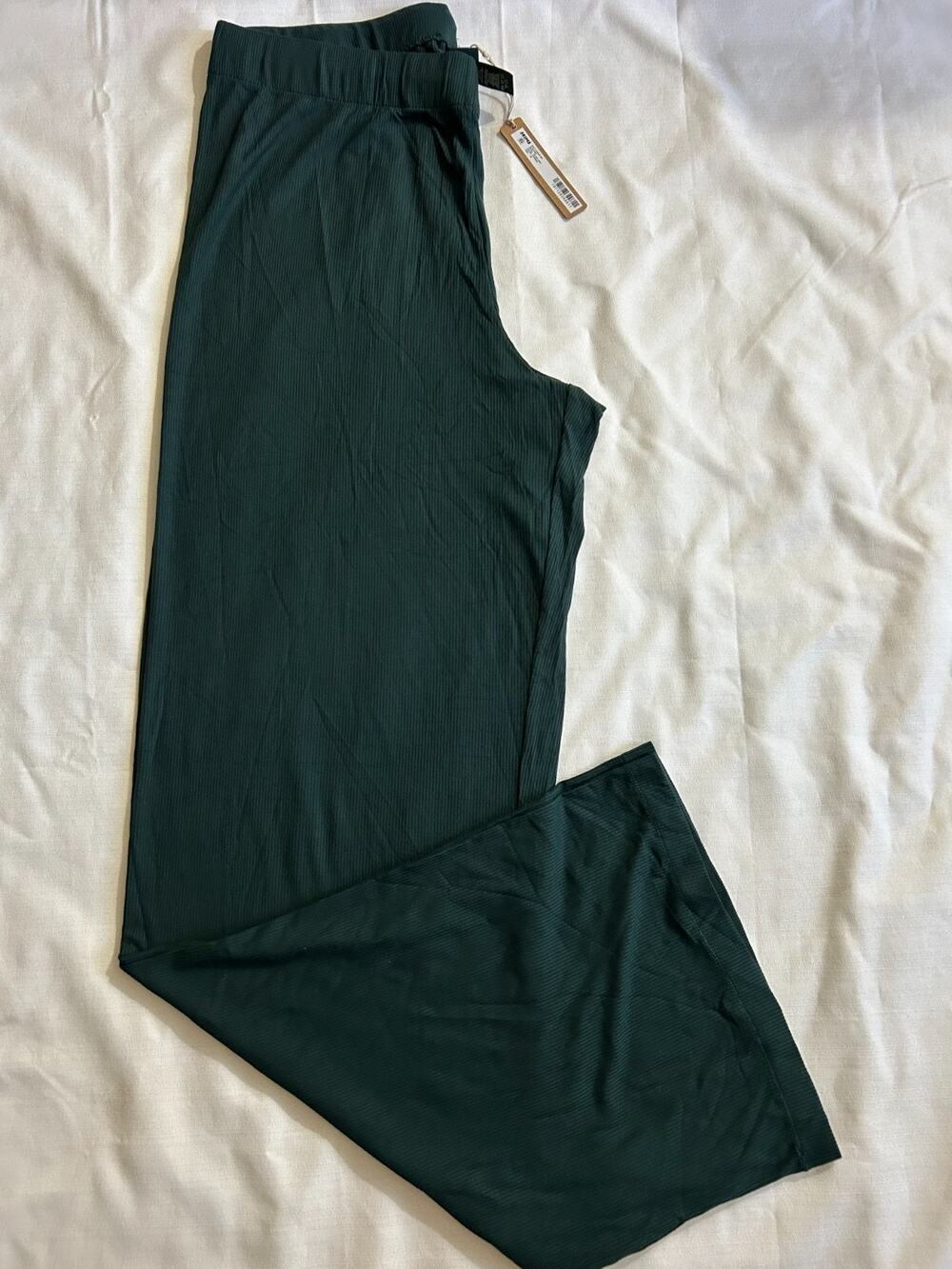 Skims NWT Soft Lounge Rib Sleep Pants  Cypress Size Medium